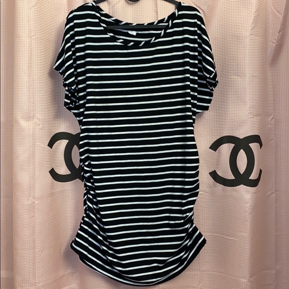 Black & White blouse